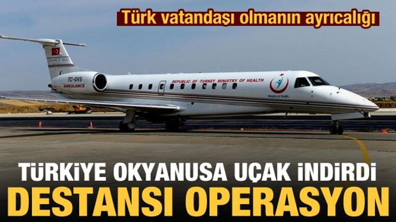 Destansı operasyon ilk kez duyuruldu: Türkiye, Türk balıkçı için okyanusa uçak indirdi