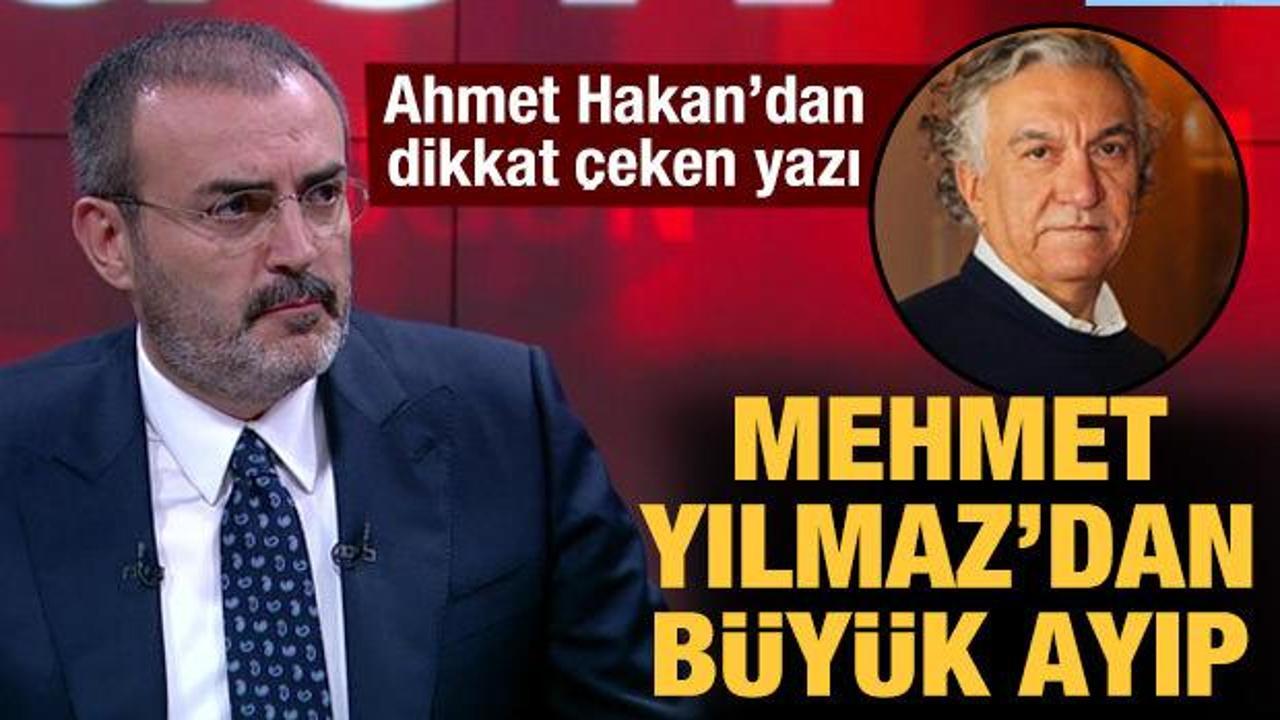 Ahmet Hakan yazdı: Mehmet Yılmaz'ın Mahir Ünal'a yaptığı büyük ayıp