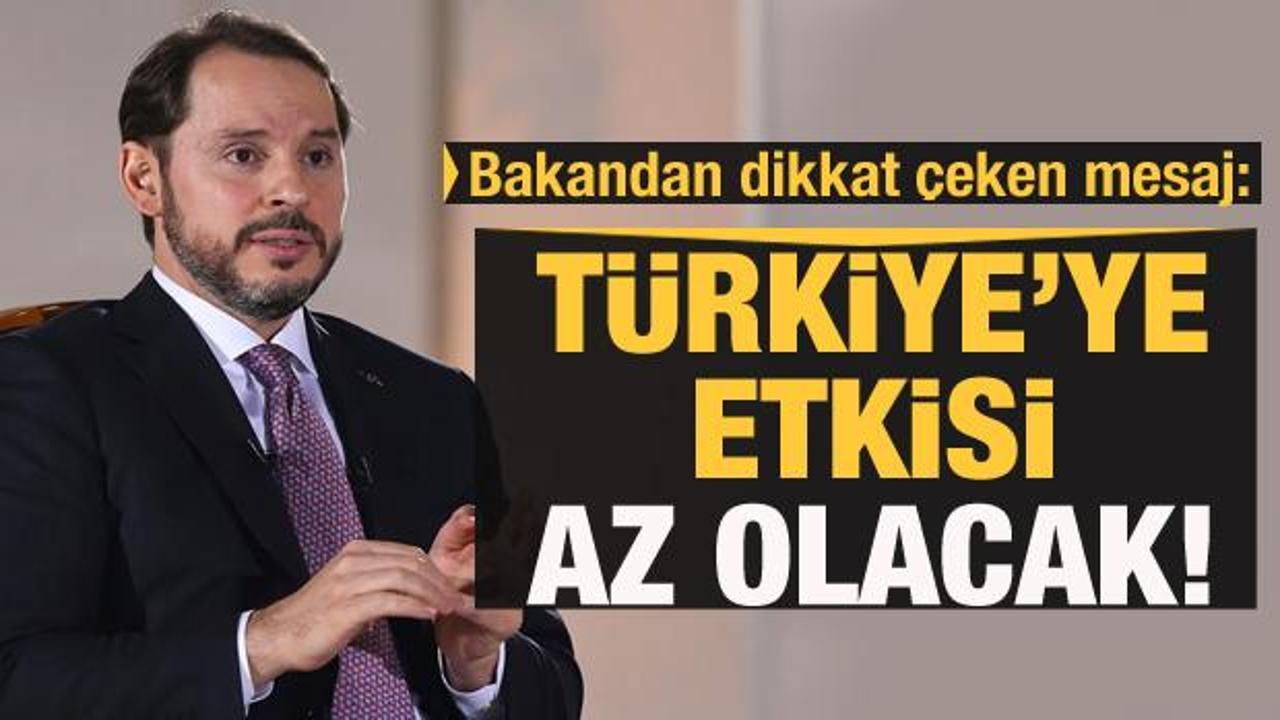 Bakan Albayrak: Salgının Türkiye ekonomisine etkisi daha az olacak