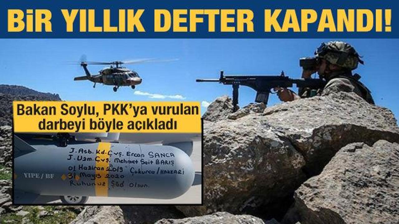 Bakan Soylu açıkladı: PKK'ya bir darbe daha!