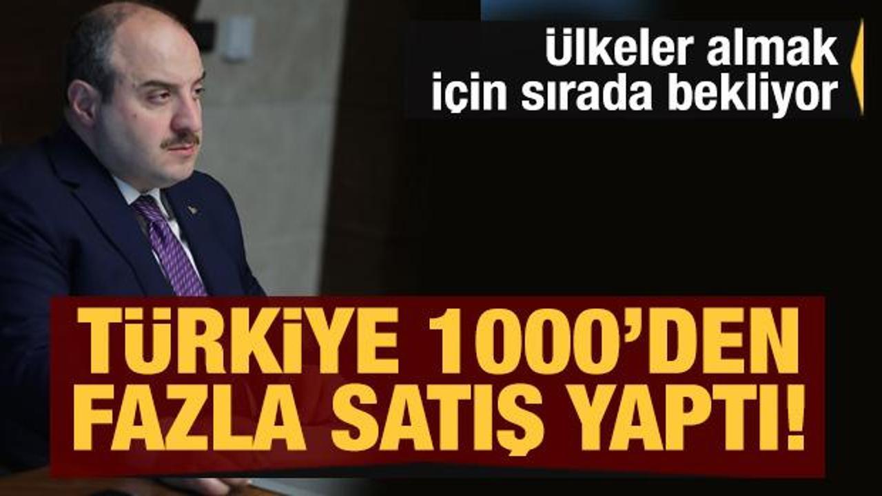 Bakan Varank'tan yerli solunum cihazı a&ccedil;ıklaması: Binin &uuml;zerinde ihracat yapıldı