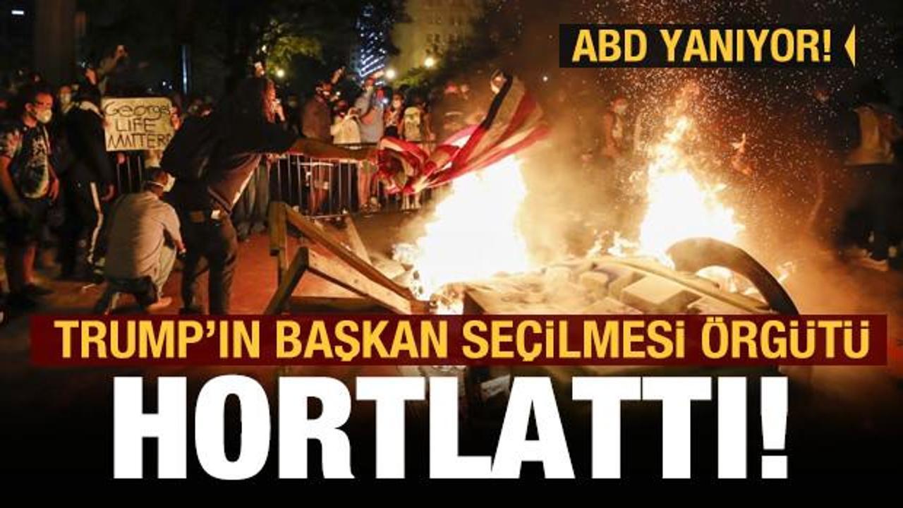 ABD karıştı! Trump Antifa'yı hedef g&ouml;sterip ter&ouml;rist ilan etti