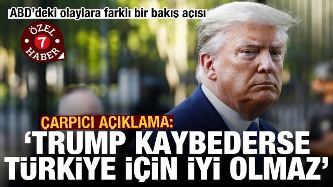 ABD'deki olaylara farklı bir bakış açısı: Trump kaybederse Türkiye için iyi olmaz