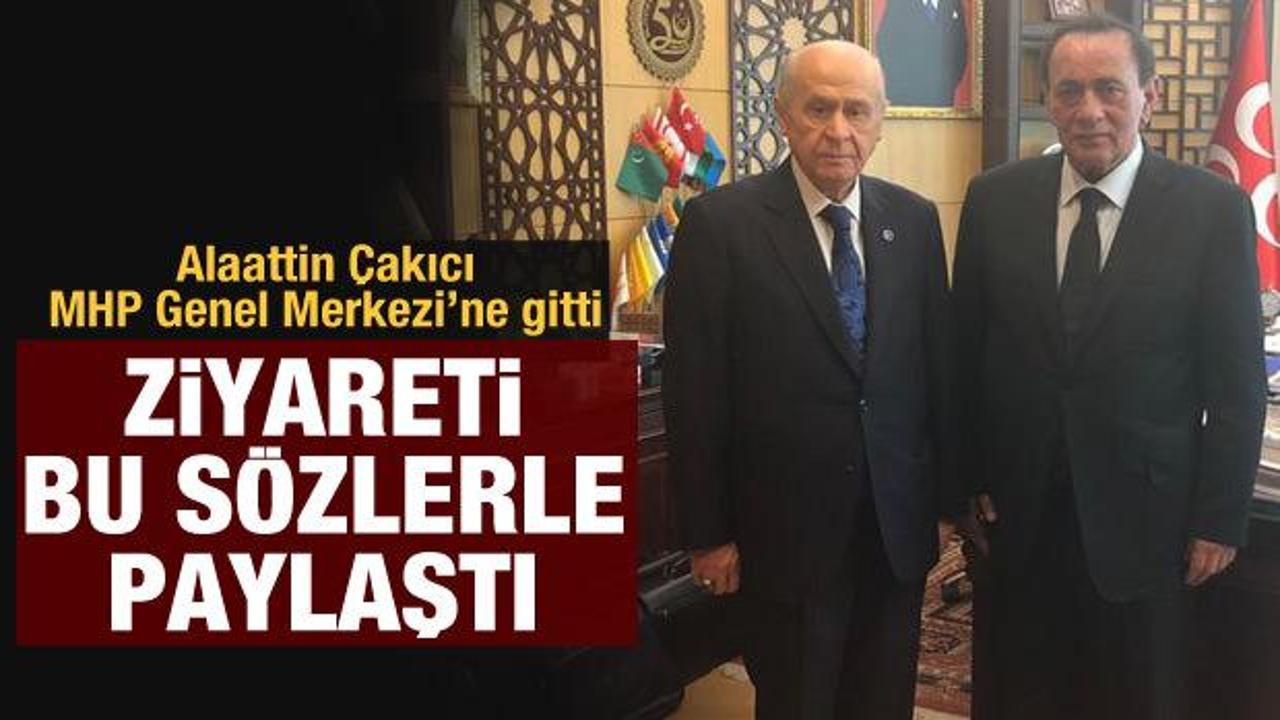 Alaattin Çakıcı, MHP lideri Devlet Bahçeli'yi ziyaret etti