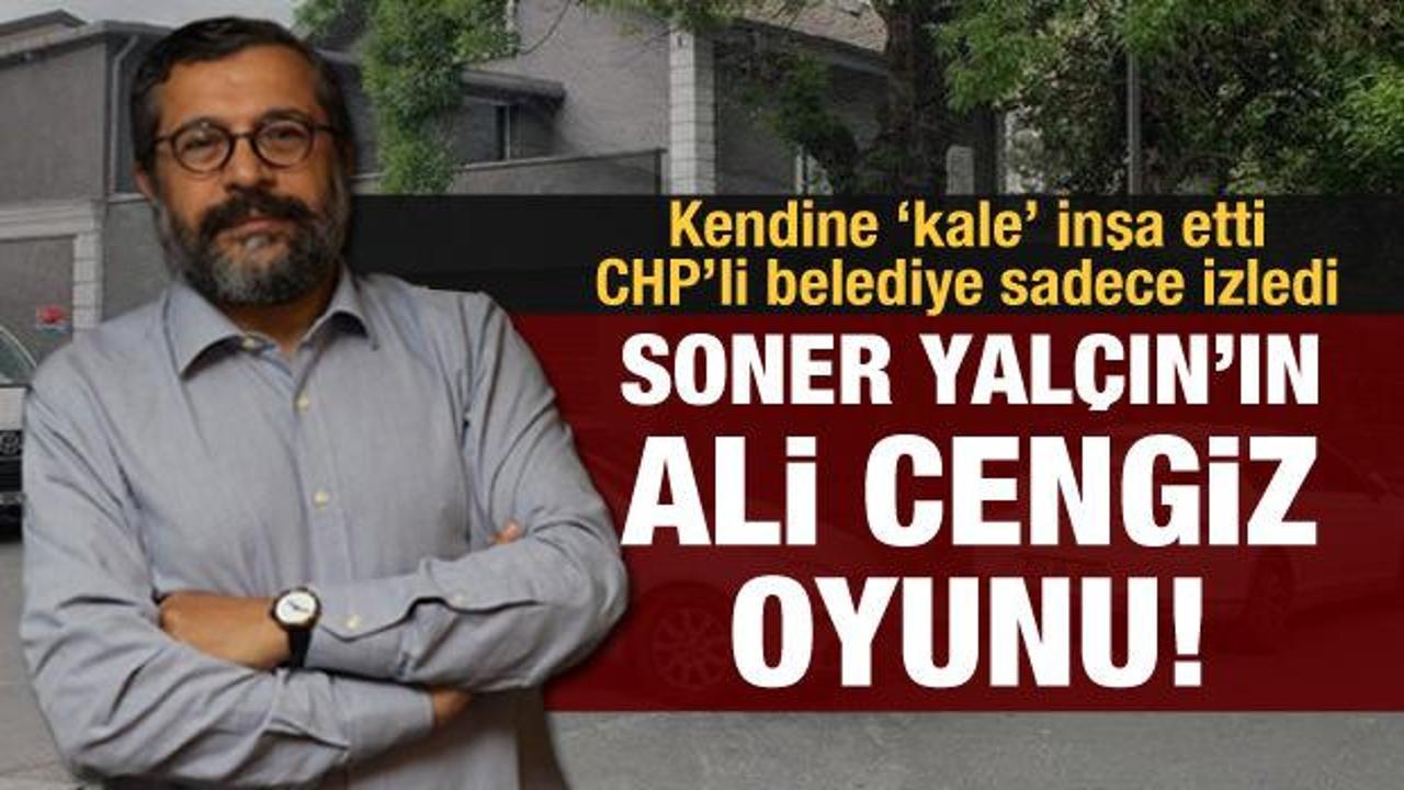 İşte Soner Yalçın'ın kaçak kalesi: CHP'li Beşiktaş Belediyesi göz yumdu