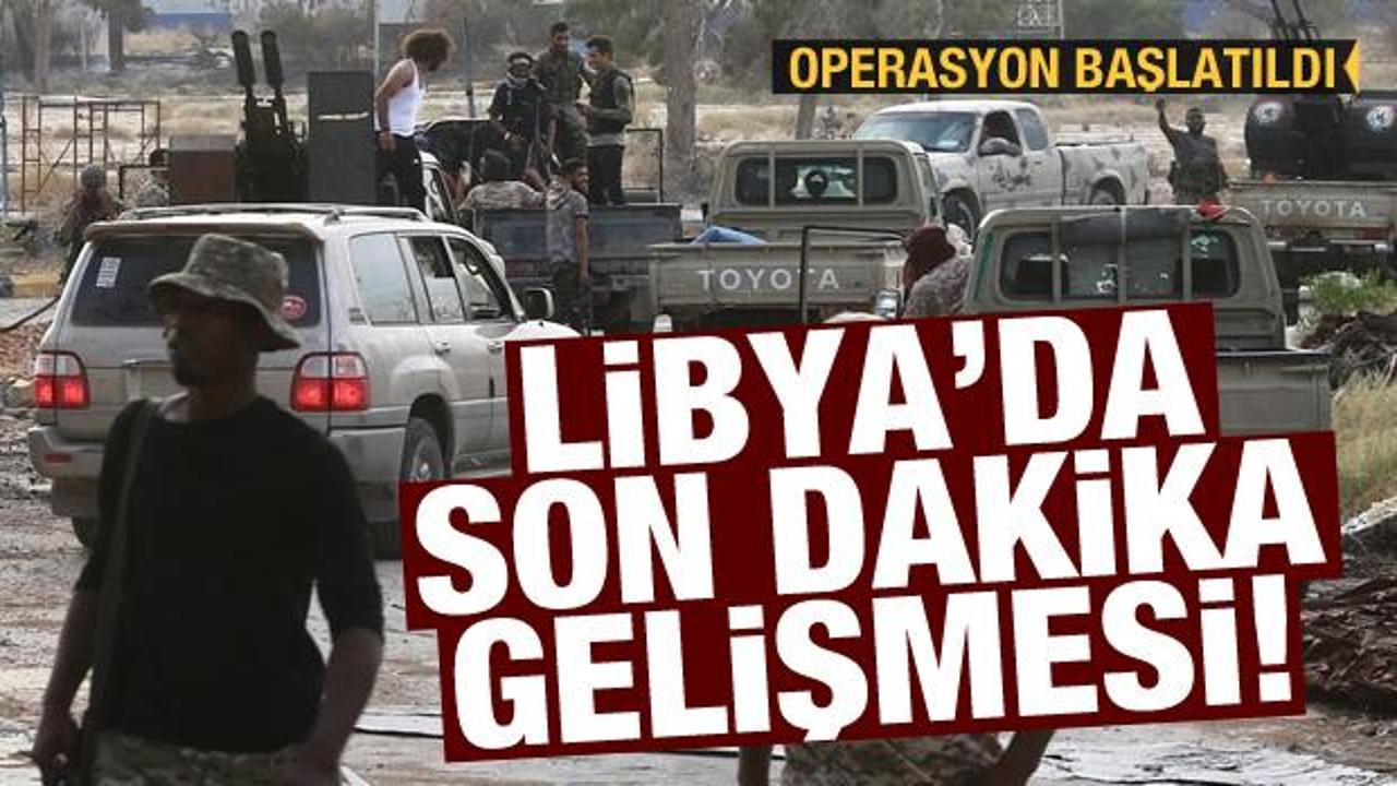 Libya'da son dakika gelişmesi: Operasyon başlatıldı! Sirte geri alındı