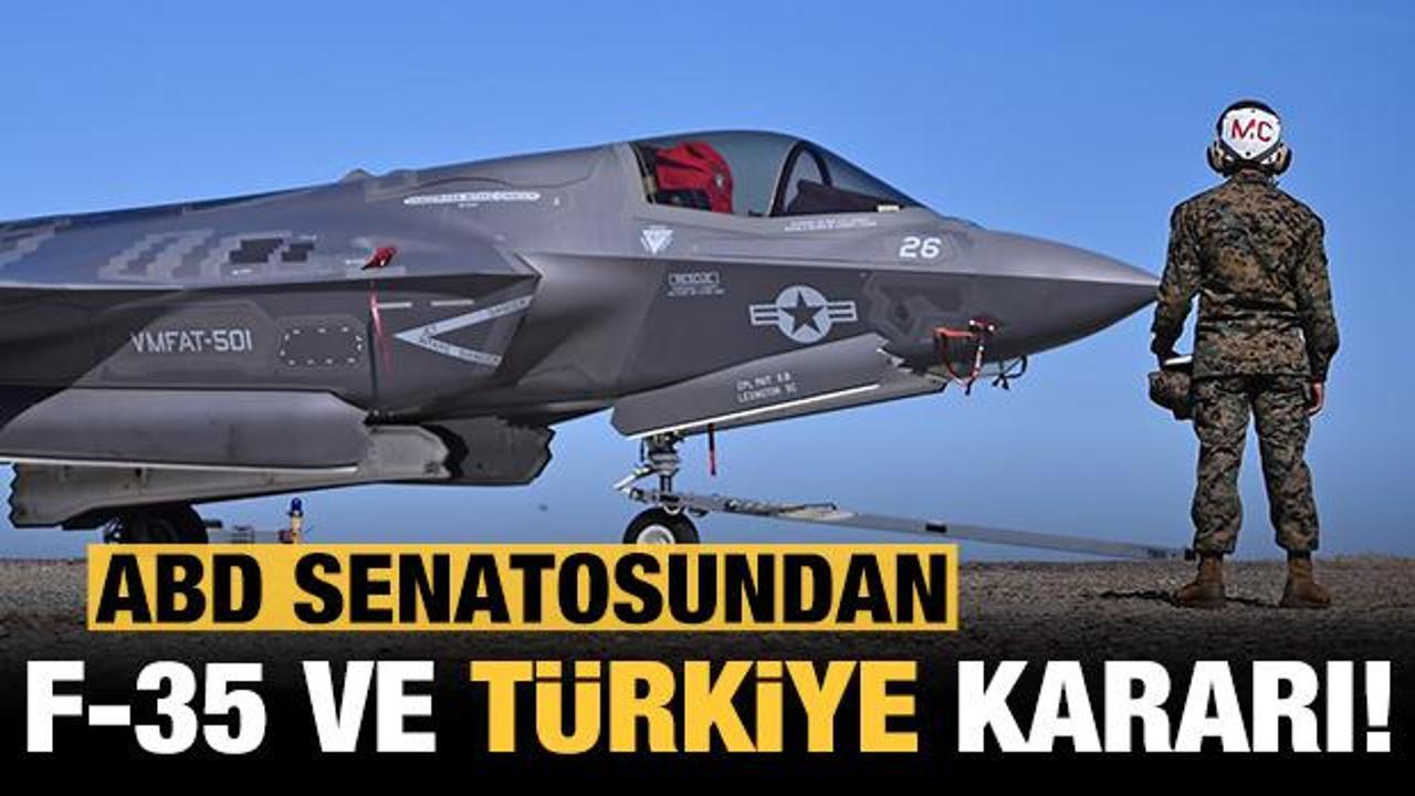 ABD bütçeyi onayladı: F-35 ve Türkiye kararı