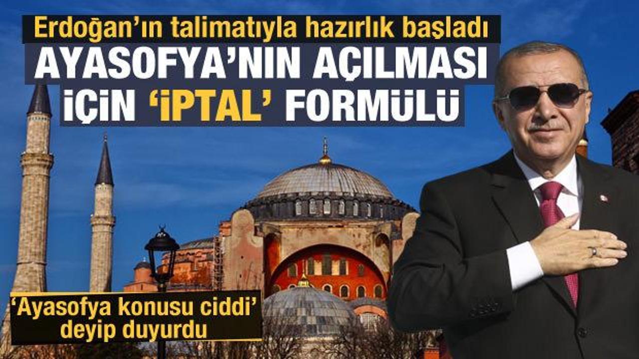 Ayasofya cami olacak mı? Erdoğan talimat verdi, hazırlıklar başladı: 1934'teki kararname...