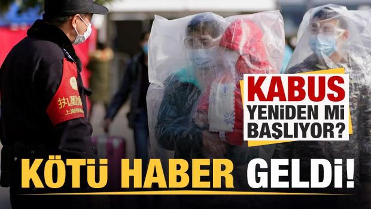 Korona kabusu yeniden mi başlıyor? Kötü haber geldi..