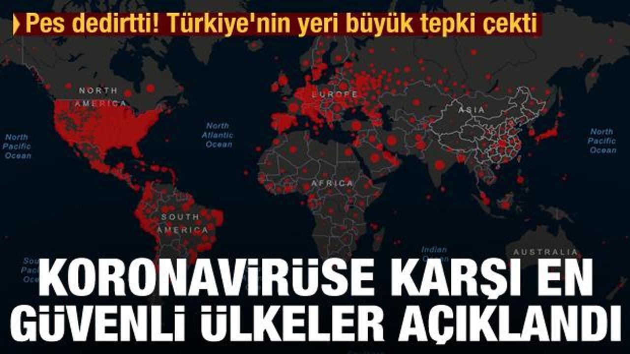 Koronavirüse karşı en güvenli ülkeler açıklandı! Türkiye'nin sırası tartışma yarattı