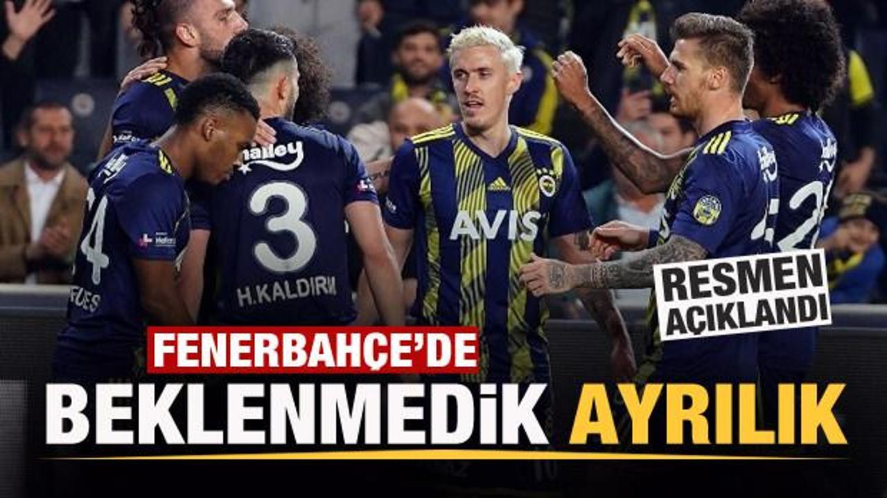 Fenerbahçe'de flaş ayrılık! Sözleşmesini feshetti