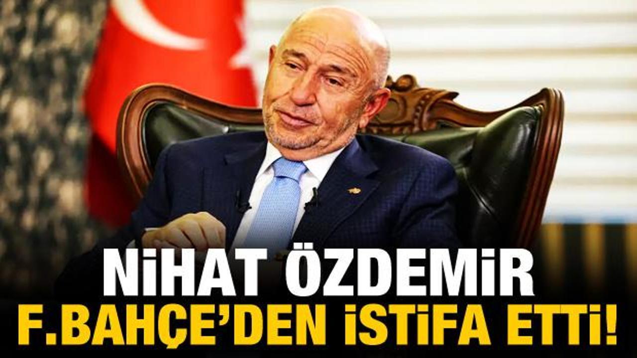 Nihat Özdemir istifa etti!