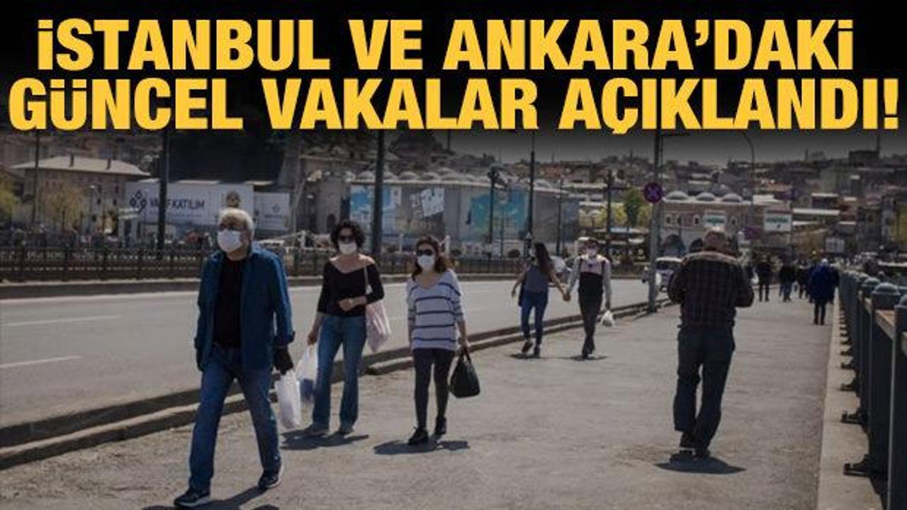 Son dakika haberi: İşte İstanbul ve Ankara'daki güncel vaka sayıları!