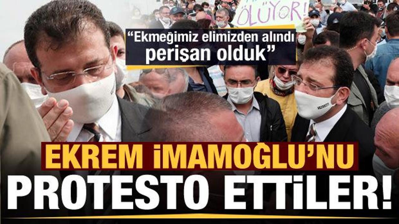 Test için Büyükada'ya gelen Ekrem İmamoğlu protesto edildi!