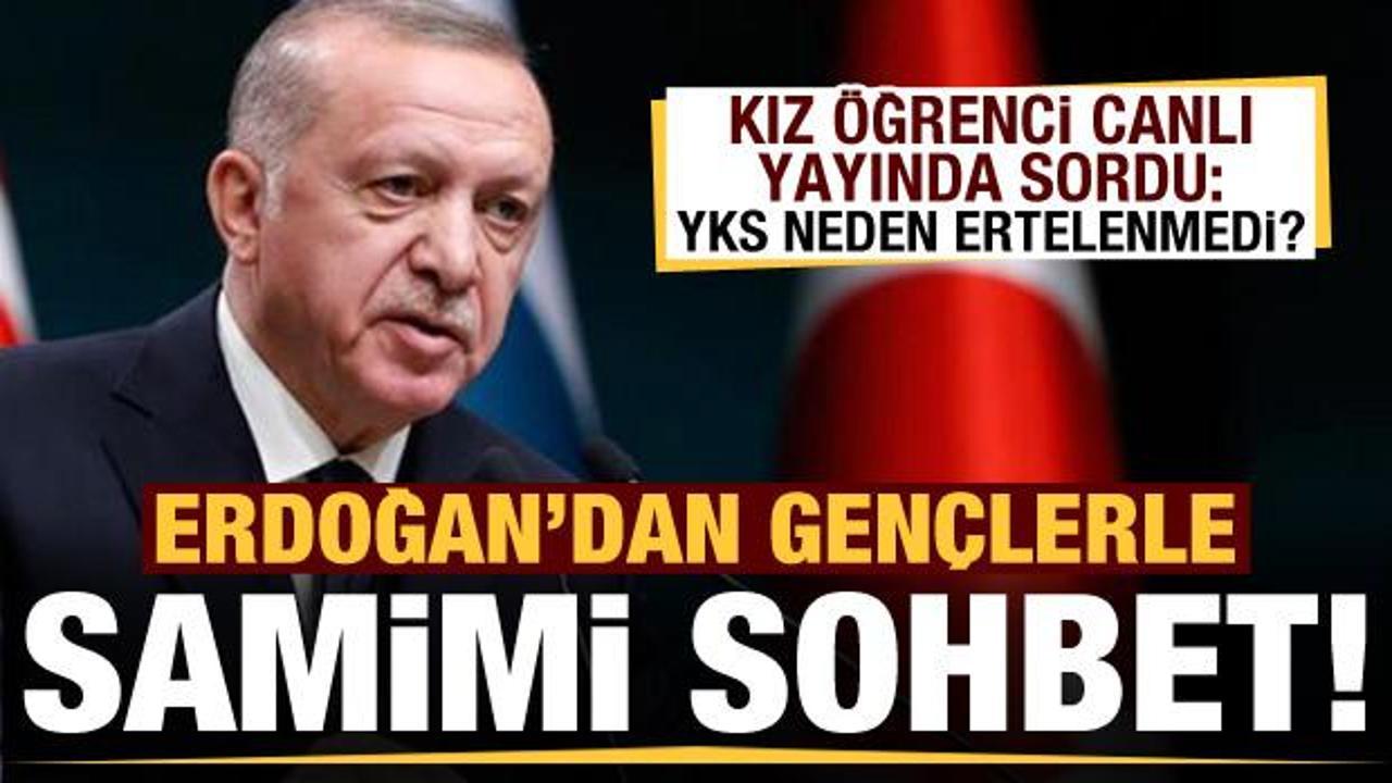 Başkan Erdoğan'dan YKS açıklaması!
