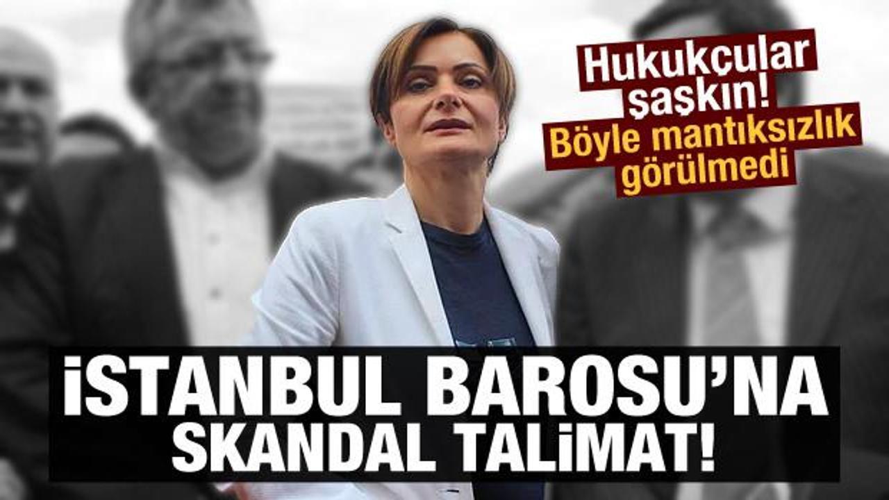 CHP, hukuksuzluğa İstanbul Barosu’nu alet etmeye çalışıyor