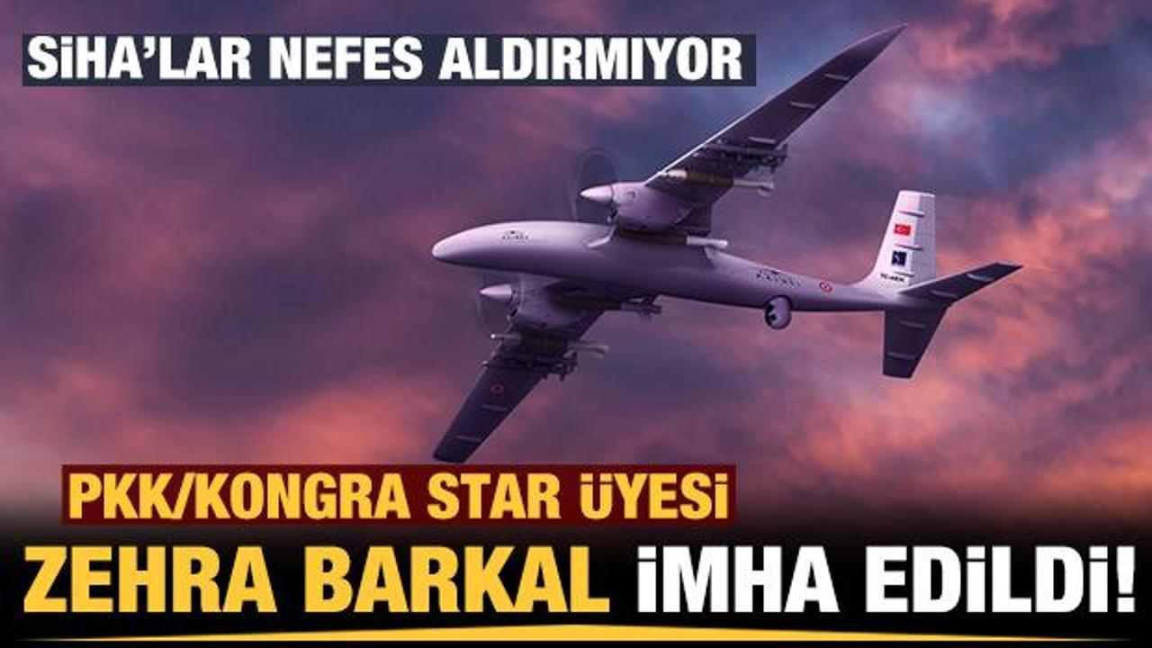 SİHA'lar bombaladı: PKK/Kongra Star üyesi Zehra Barkal imha edildi