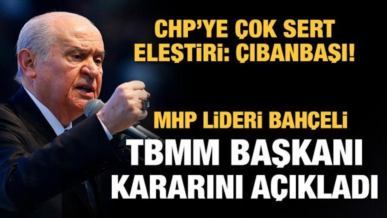 Son dakika haberi: MHP lideri Bahçeli TBMM Başkanı seçimi için kararını açıkladı