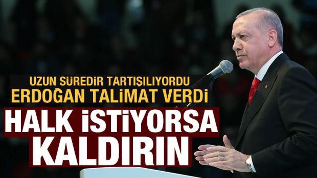Cumhurbaşkanı Erdoğan'dan İstanbul Sözleşmesi talimatı: Halk istiyorsa kaldırın