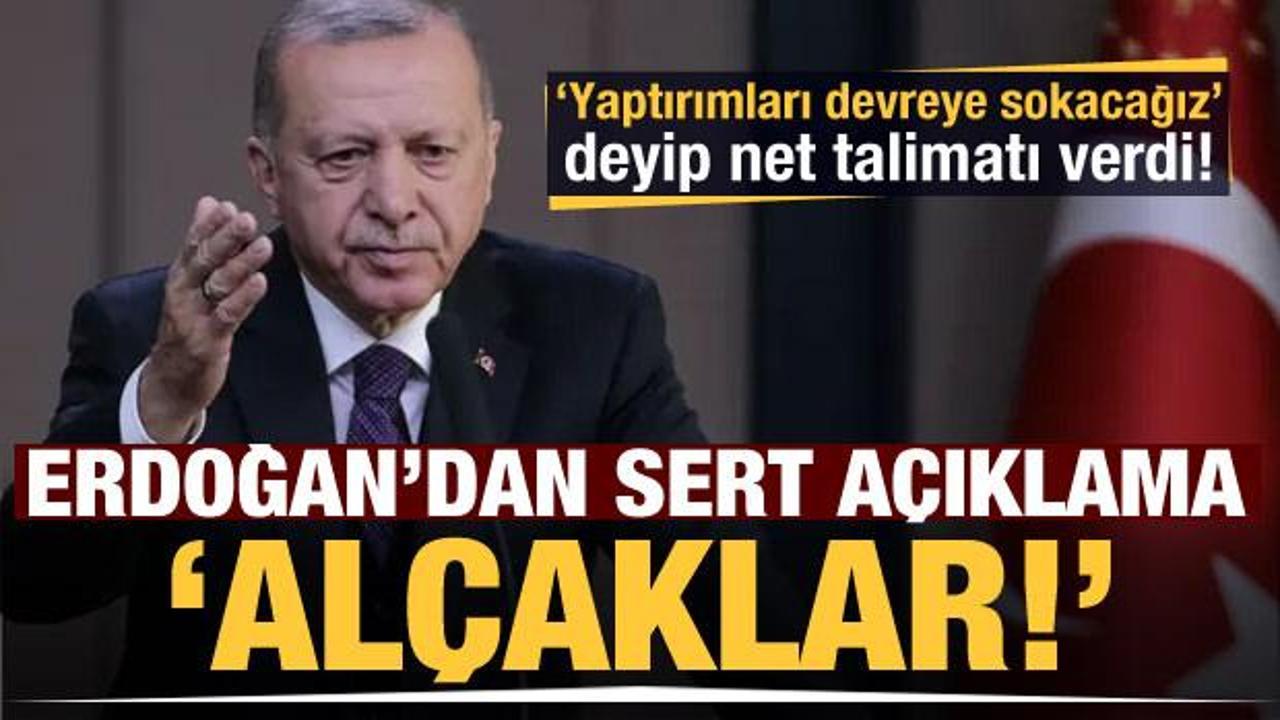 Erdoğan'dan çok sert açıklama: Kalbi kararmış alçaklar!