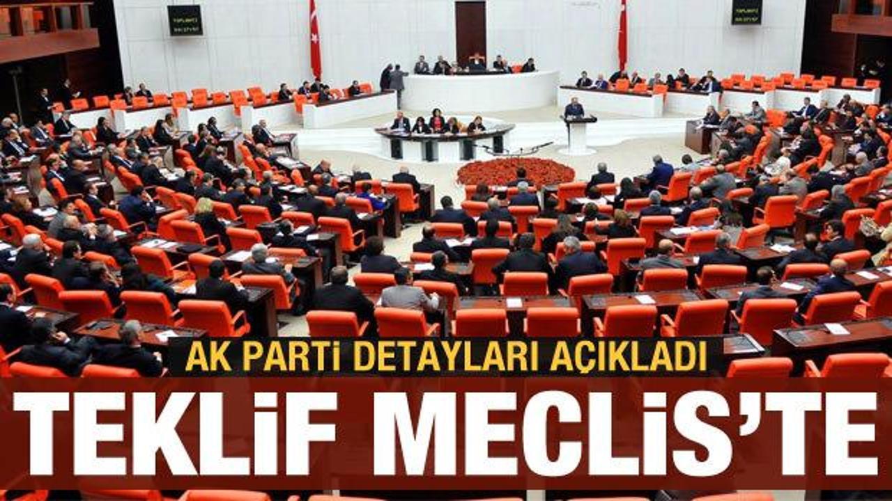Son dakika haberi: AK Parti baro düzenlemesi teklifini Meclis'e sundu