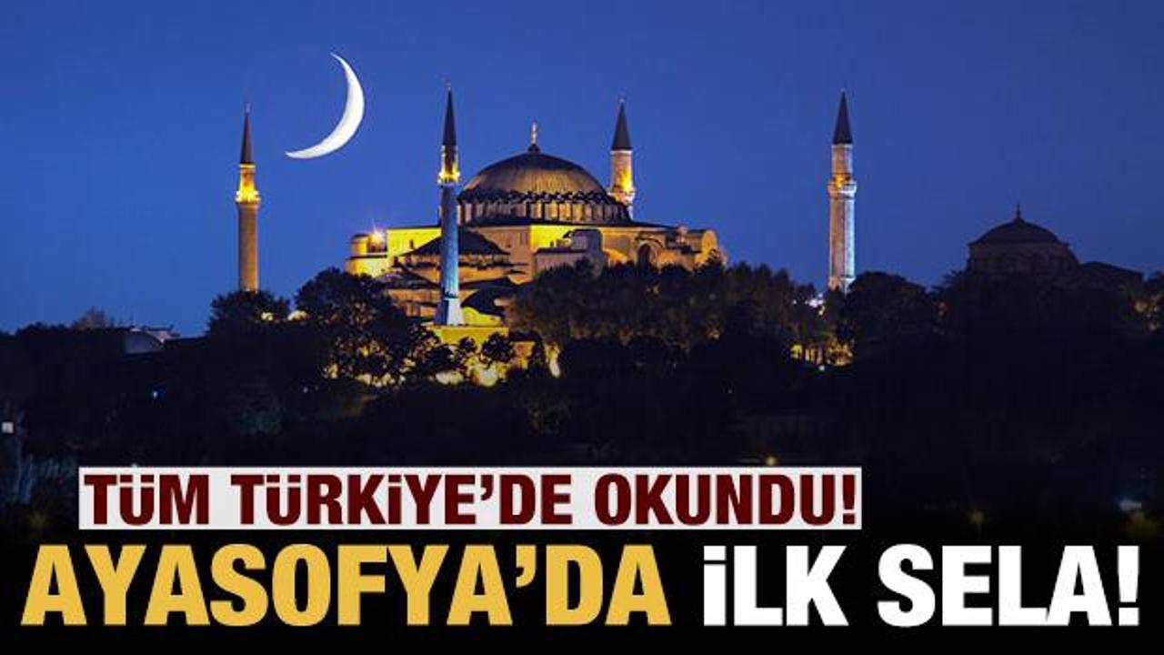 Türkiye'deki 90 bin camide sela okundu