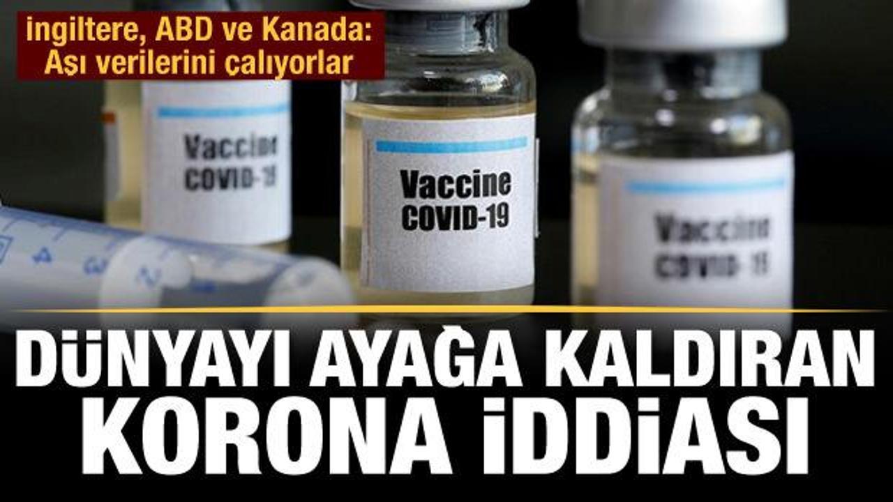 Üç ülkeden Rusya'ya suçlama: Aşı verilerimizi çalıyor