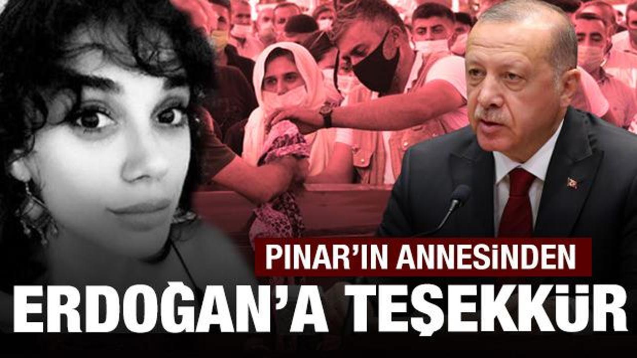 Pınar Gültekin'in annesinden Erdoğan'a teşekkür