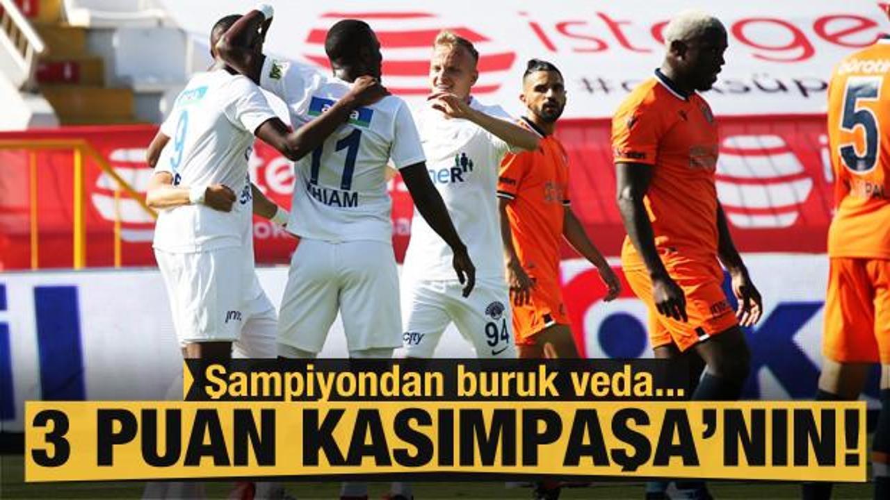 Şampiyon Başakşehir'den buruk son!