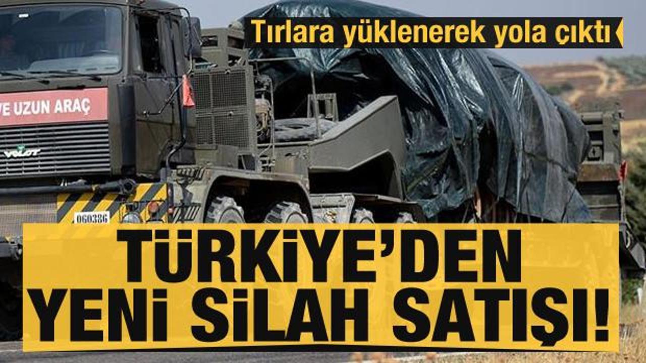 Tanıtımını Erdoğan yapmıştı! Türkiye'den yeni silah satışı! Tırlara yüklenerek yola çıktı