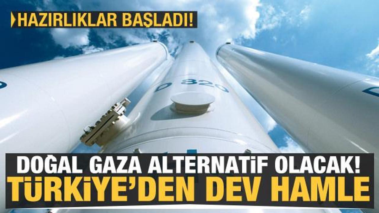 Türkiye'den dev hamle! Doğal gaza alternatif olacak
