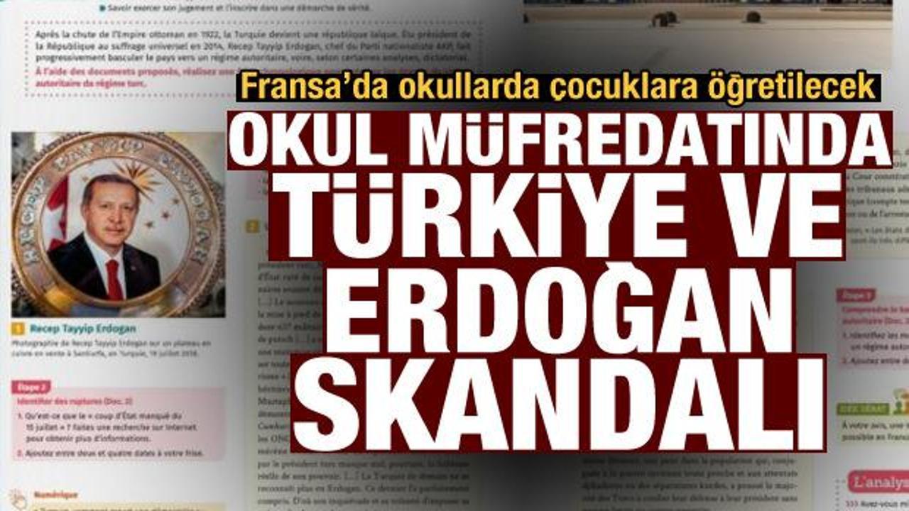 Çocuklara öğretecekler: Fransa'daki okul müfredatında Türkiye ve Erdoğan skandalı