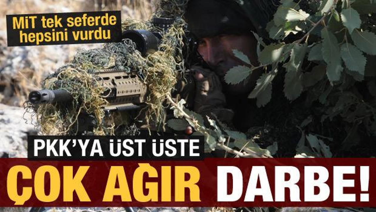Son dakika: PKK'ya art arda darbeler!