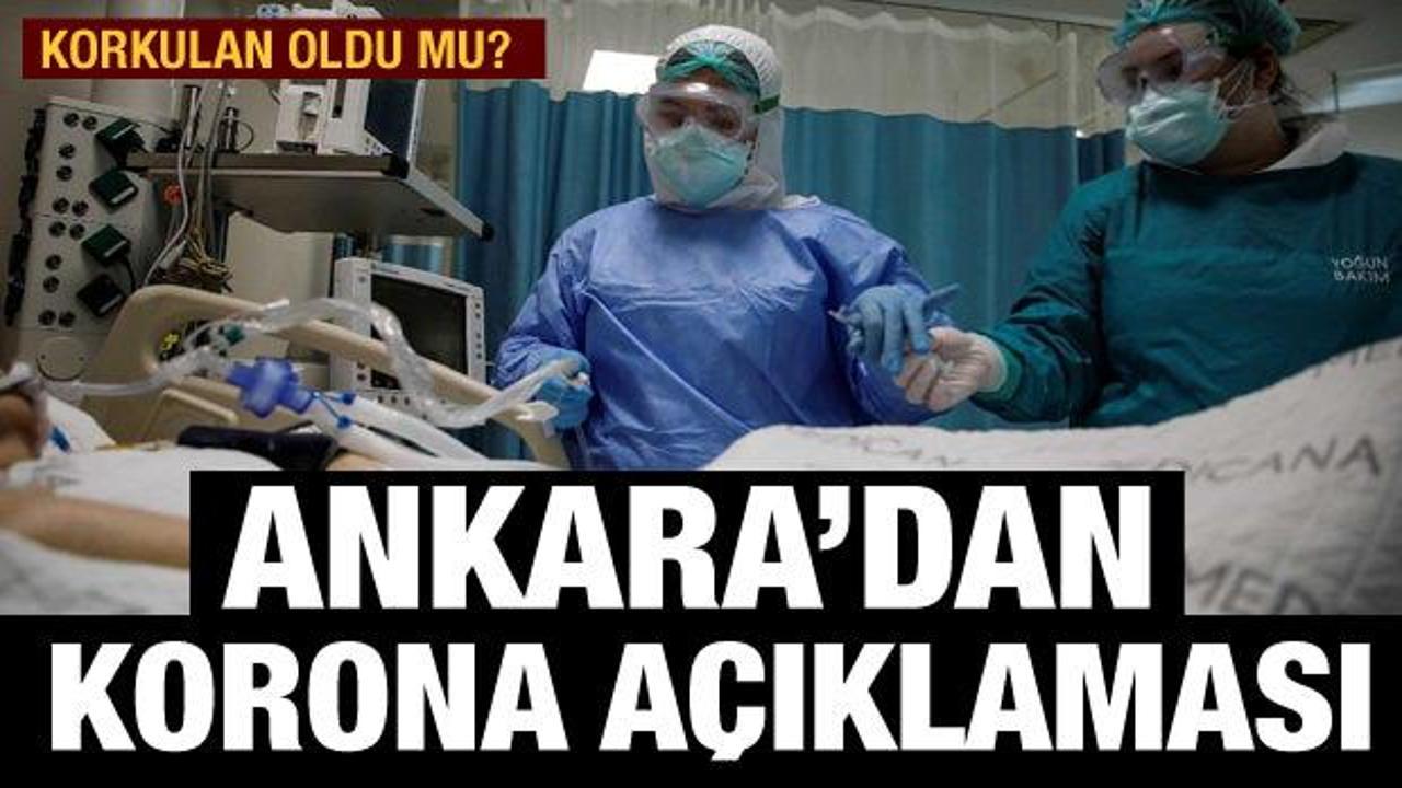 Ankara İl Sağlık Müdürlüğünden 'koronavirüs vakalarına' ilişkin açıklama