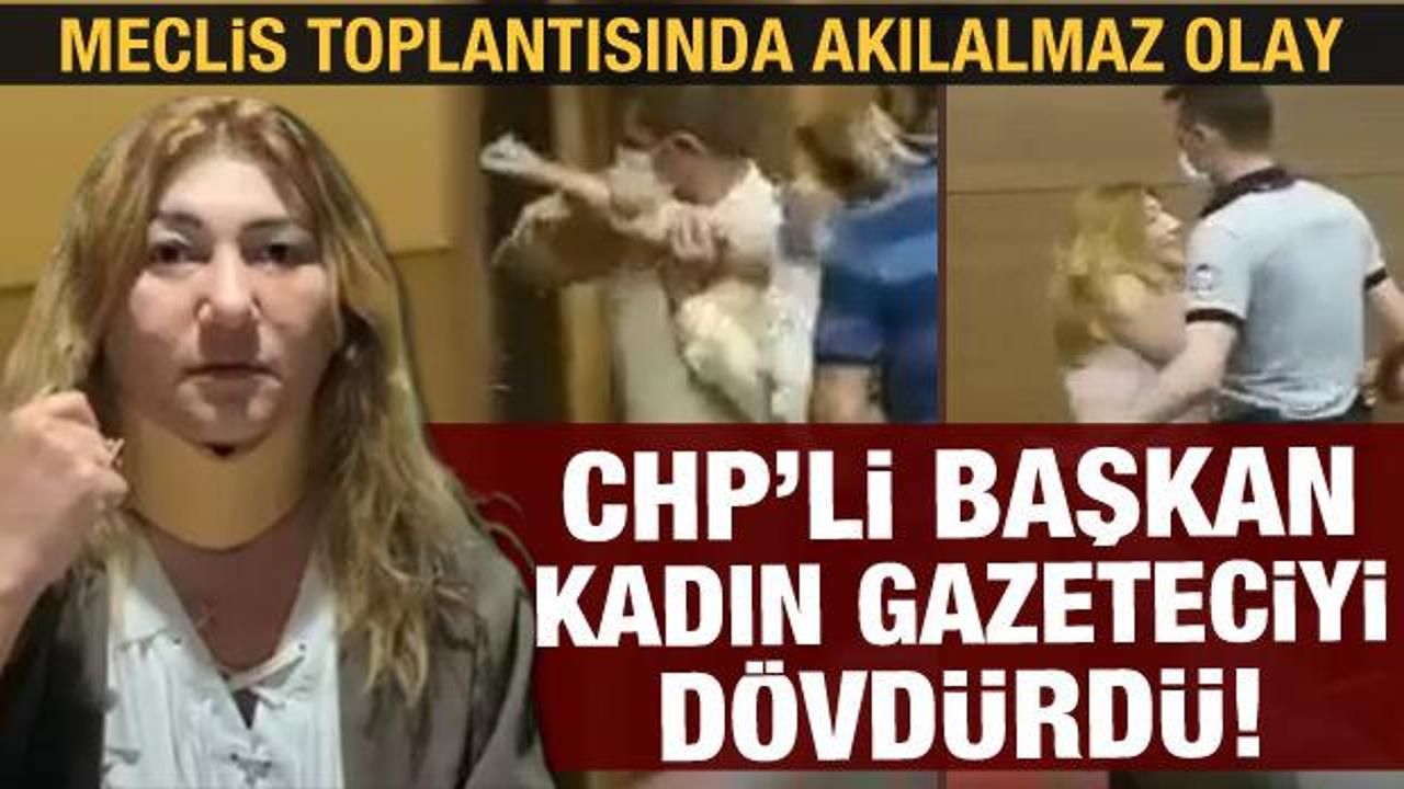 CHP'li belediyede skandal: Başkan talimat verdi, kadın gazeteciyi darp edip yerde sürüklediler