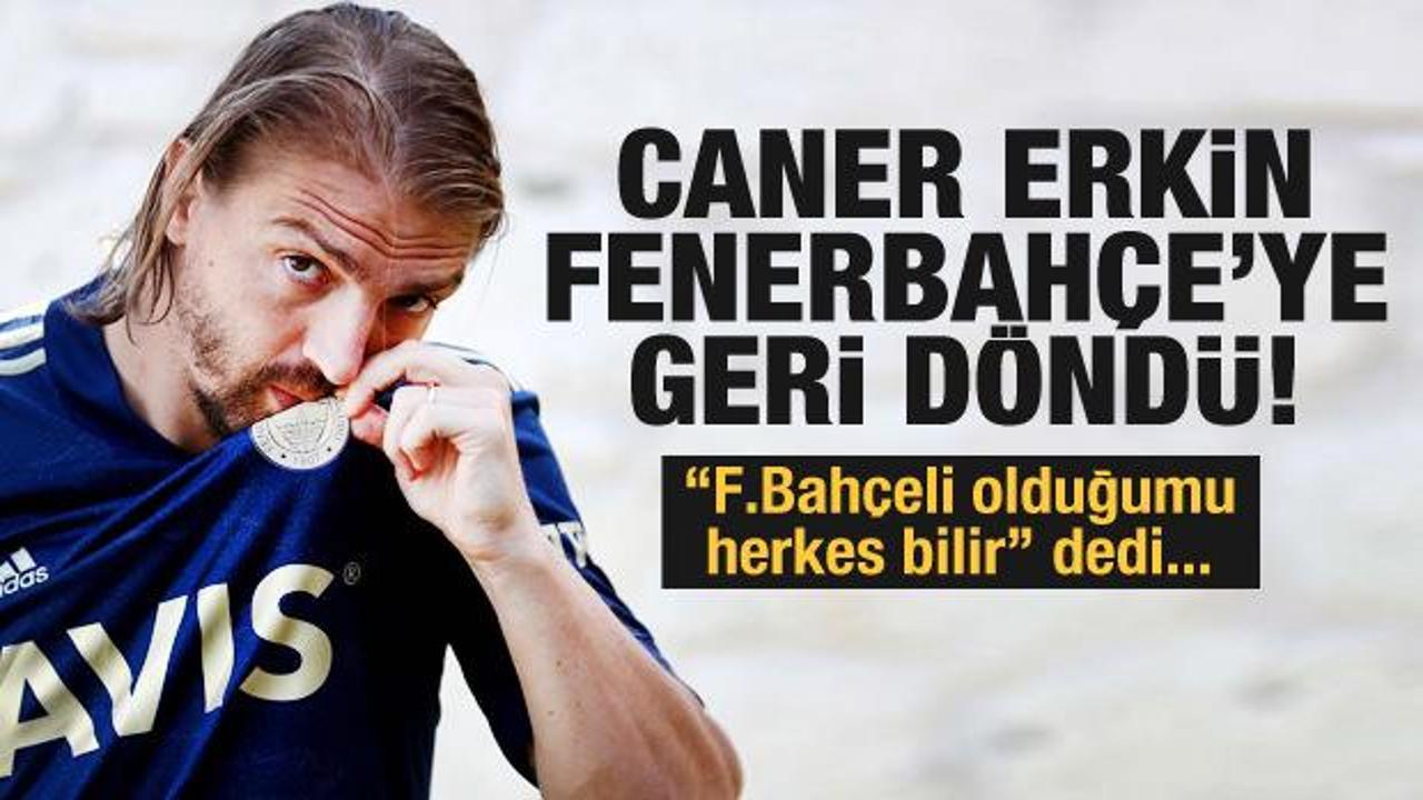 Fenerbahçe, Caner Erkin'i resmen açıkladı!