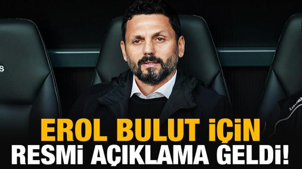 Fenerbahçe, Erol Bulut'u açıkladı!