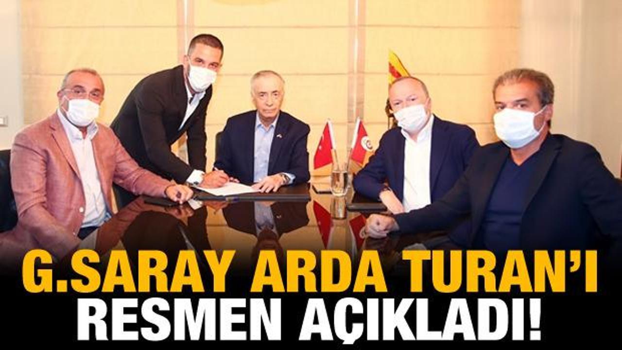  Galatasaray, Arda Turan'ı resmen açıkladı