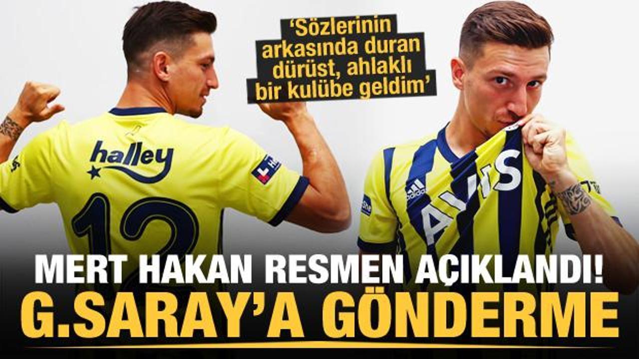 Mert Hakan Yandaş resmen Fenerbahçe'de