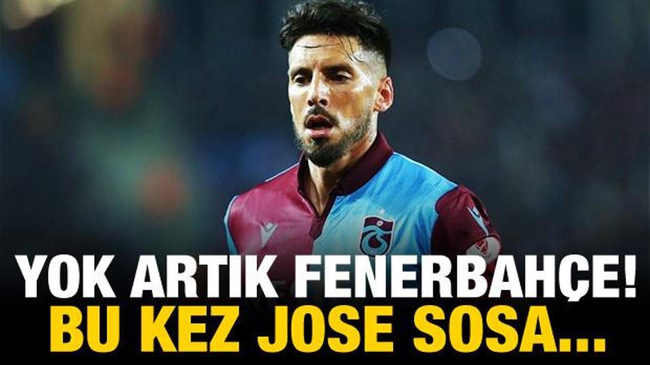 Yok artık Fenerbahçe! Bu kez Jose Sosa...