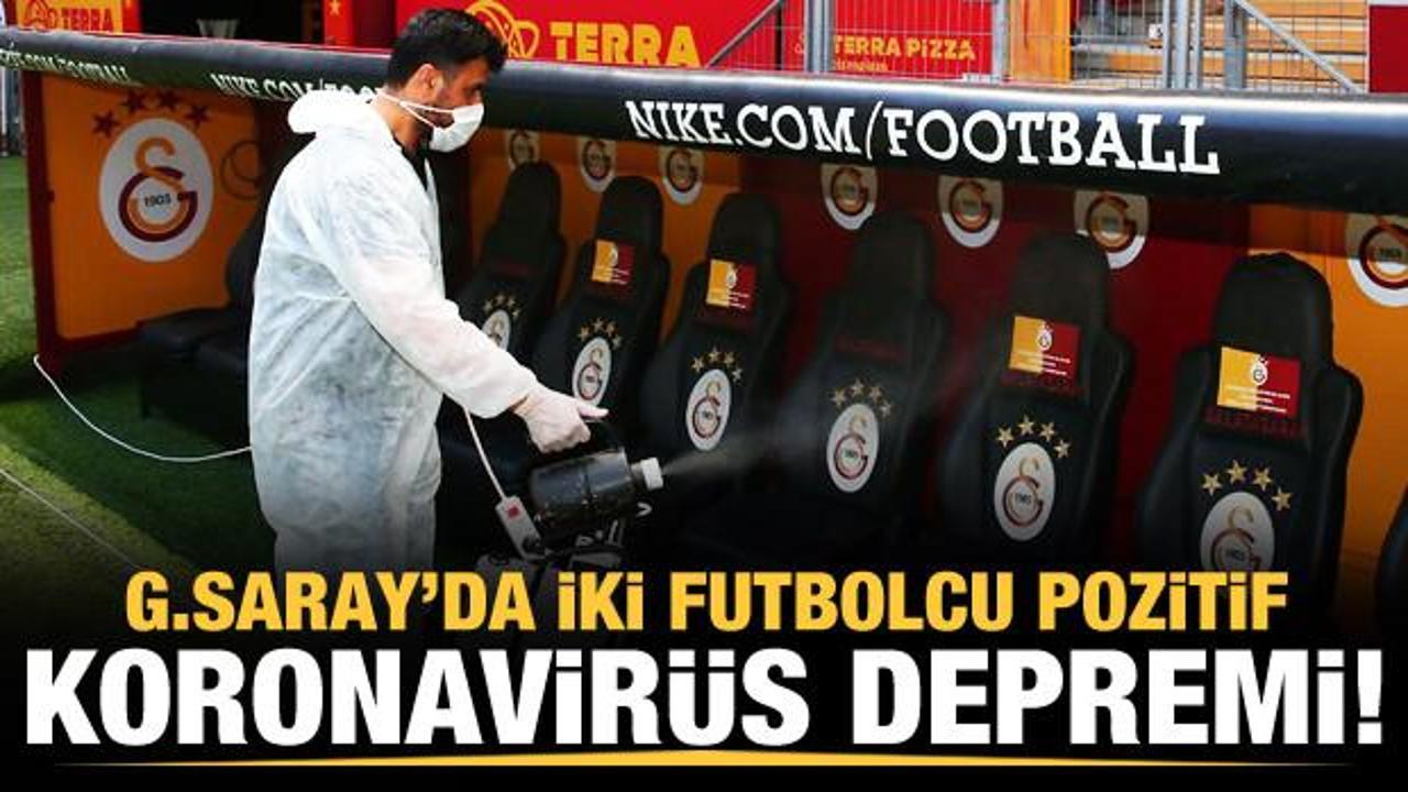 Galatasaray'da iki futbolcunun testi pozitif çıktı!