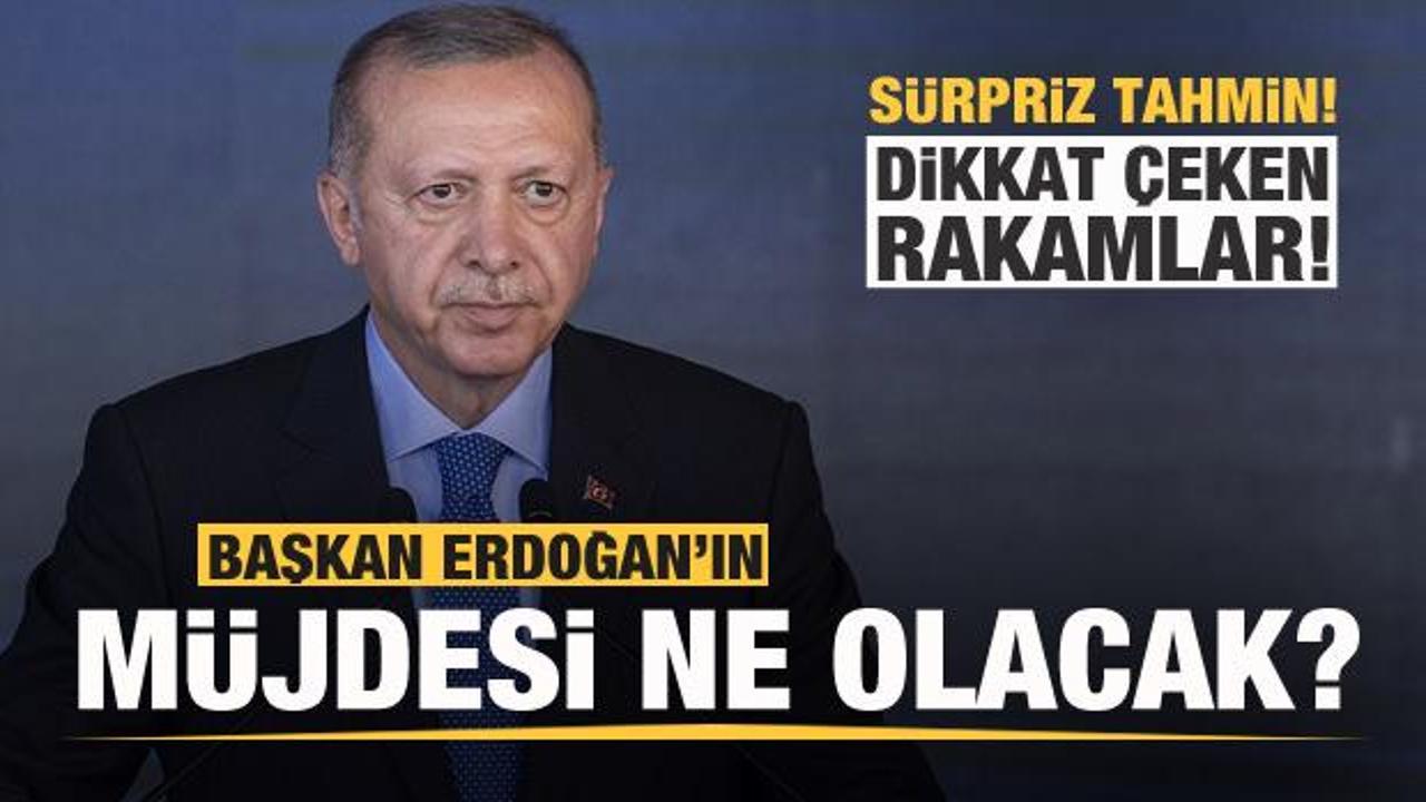 Son dakika: Başkan Erdoğan'ın müjdesi ne olacak? Sürpriz tahmin...