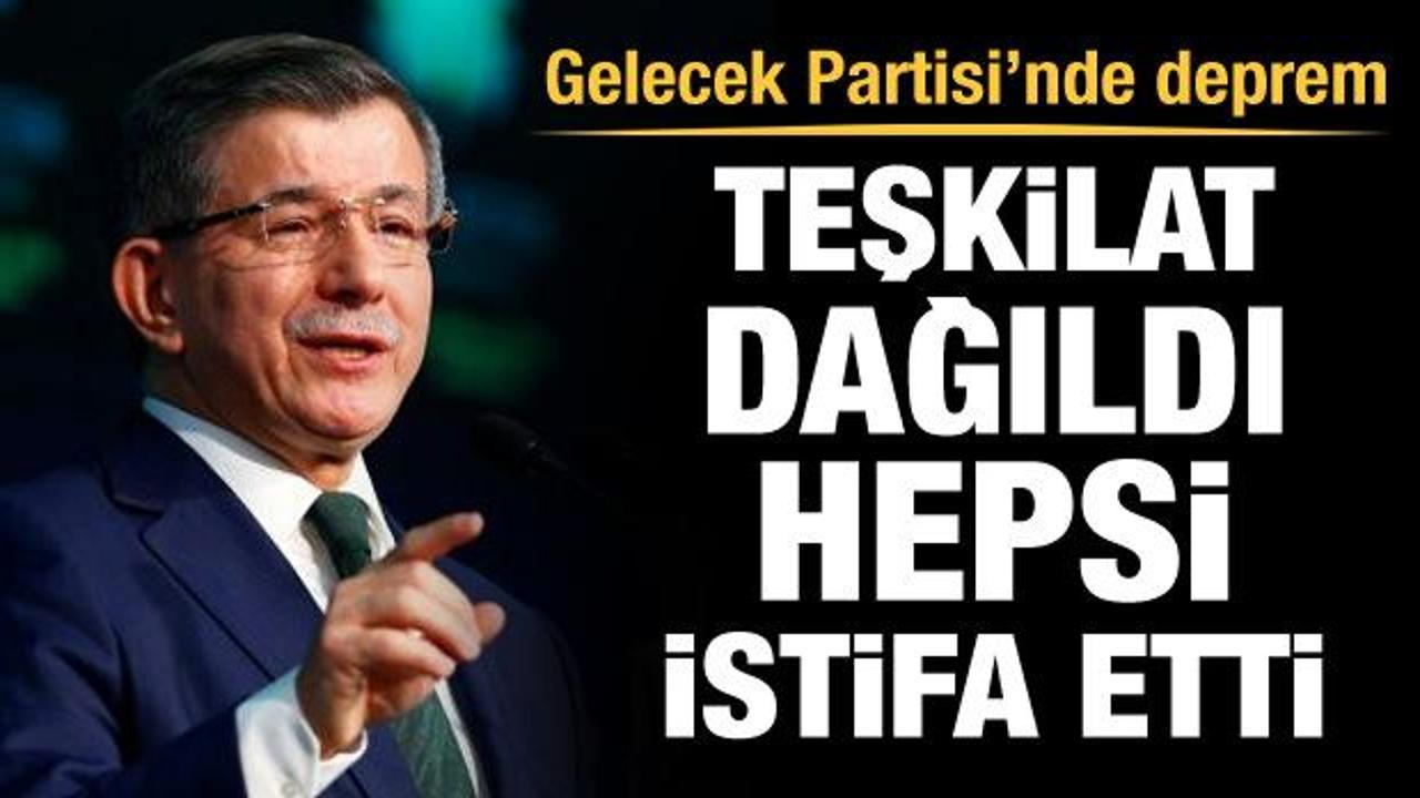 Davutoğlu'nun Ankara teşkilatı dağıldı, hepsi istifa etti