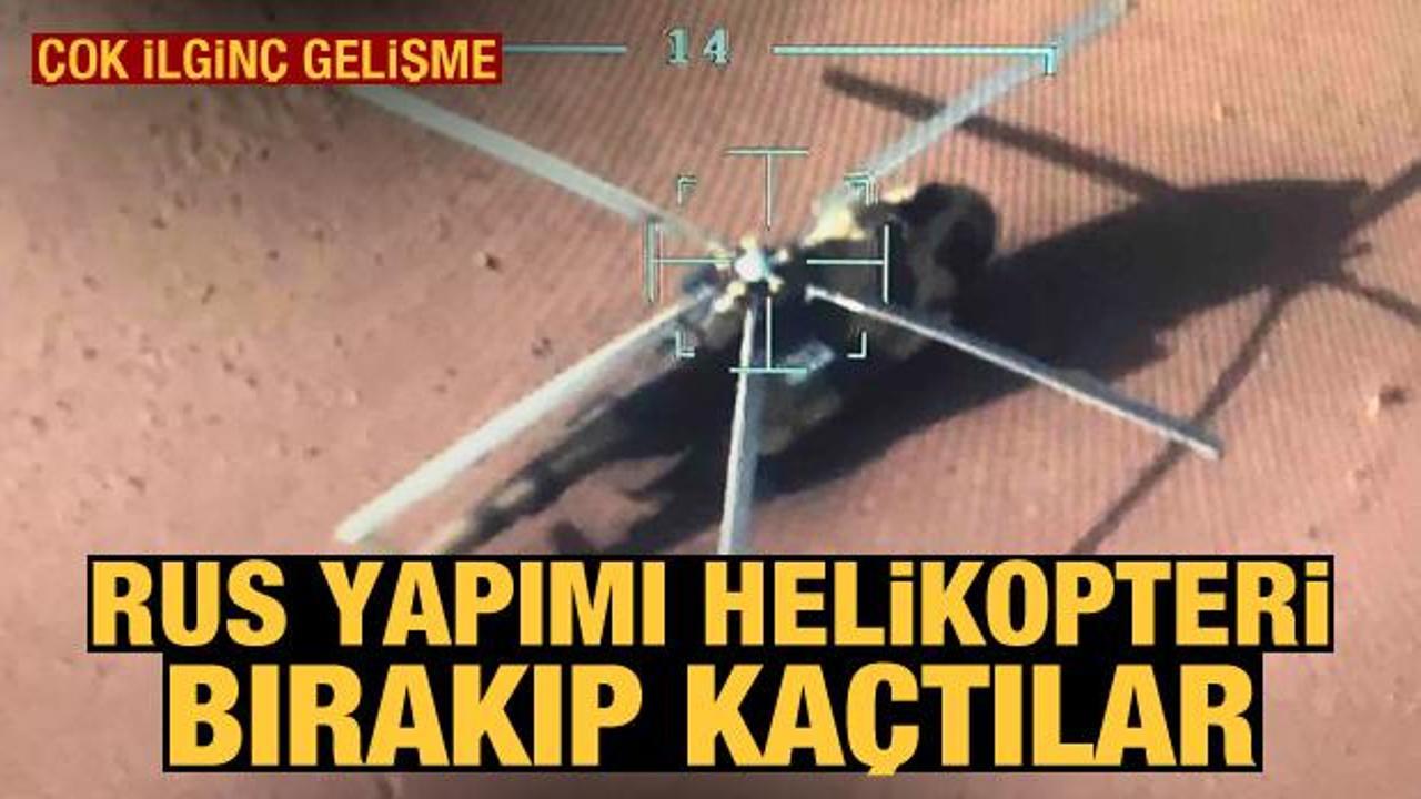 İlginç gelişme: Hafter güçleri Rus yapımı helikopteri bırakıp kaçtı