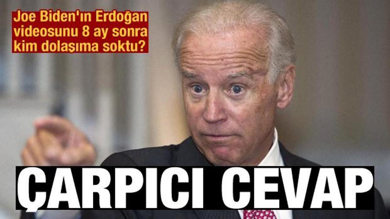 Joe Biden'ın Erdoğan videosunu 8 ay sonra kim dolaşıma soktu? Çarpıcı gerçek