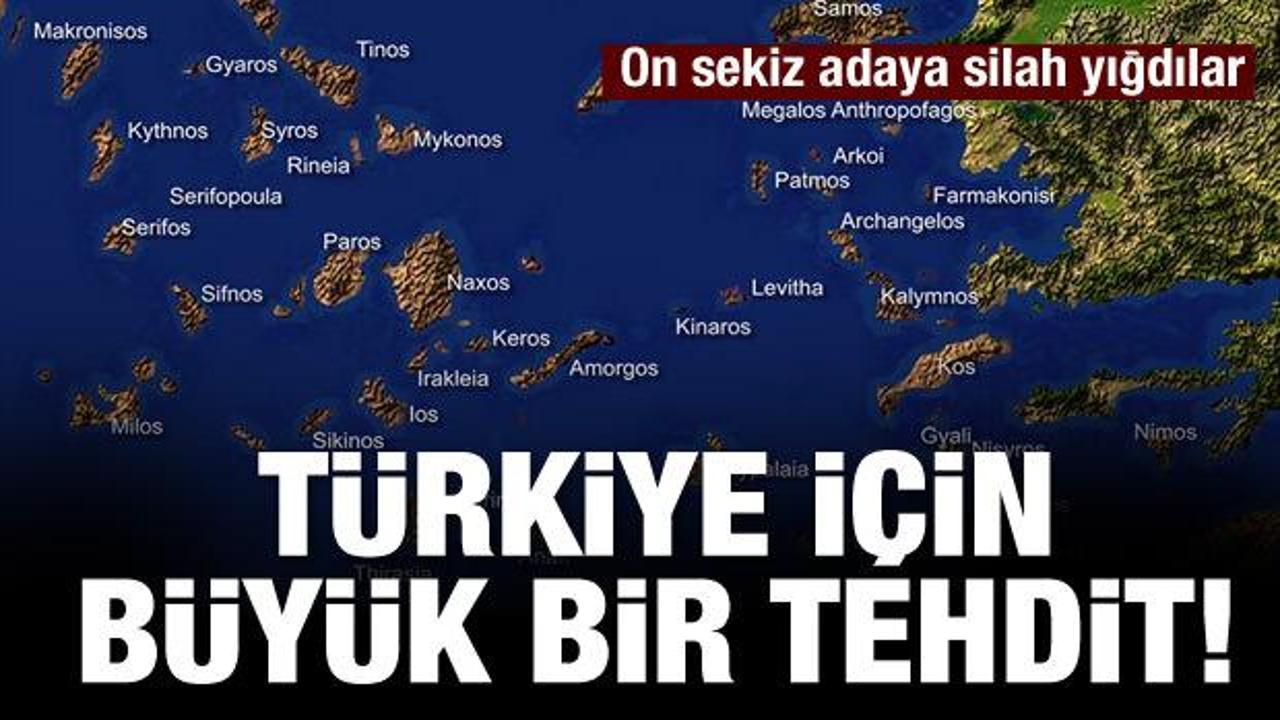 On sekiz adaya silah yığdılar: Yunan adaları Türkiye için tehdit oluşturuyor