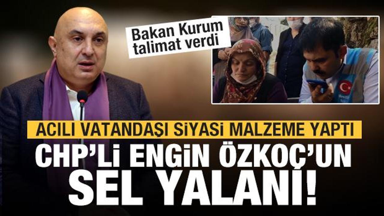 CHP'li Özkoç'tan Giresun provokasyonu! Bakan Kurum'dan son dakika talimatı