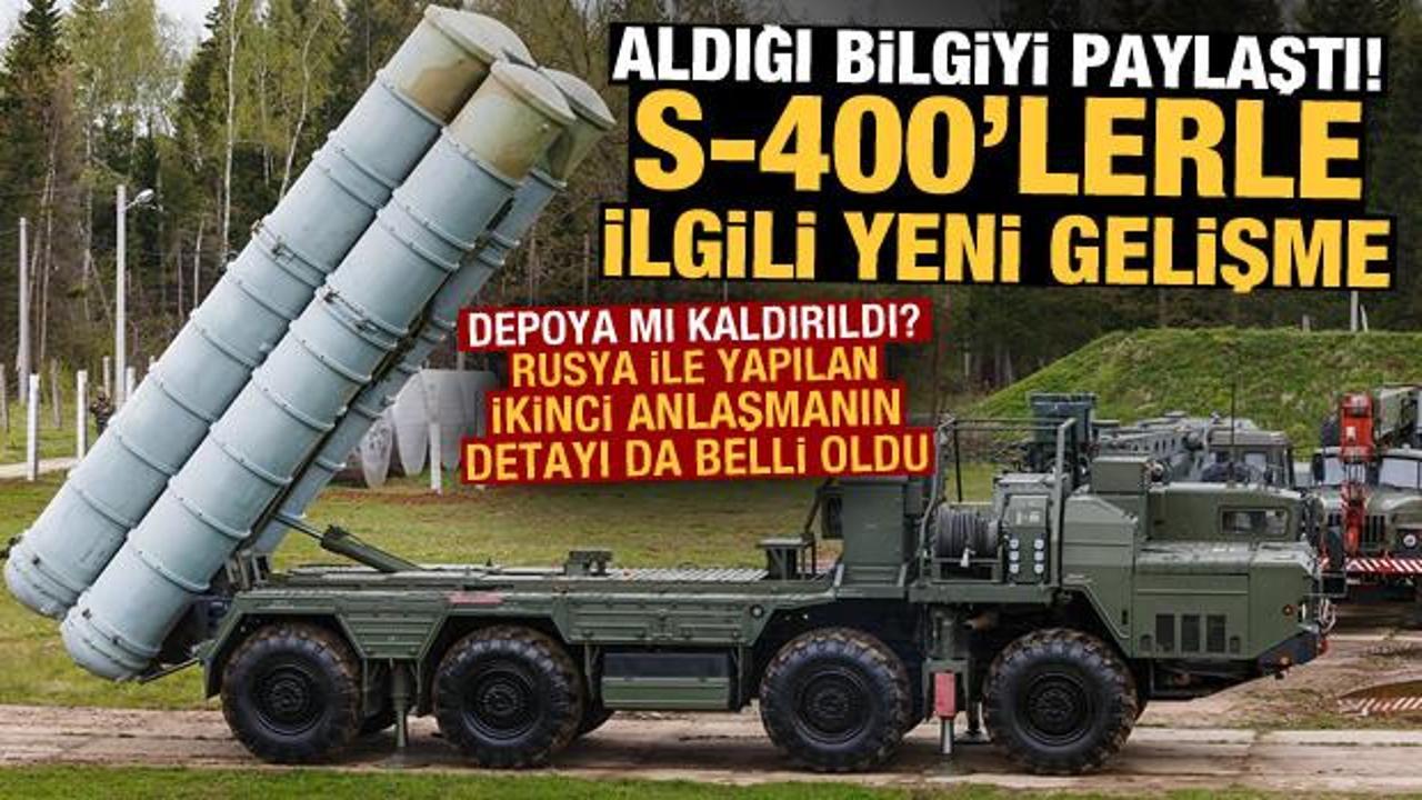Bomba gelişme: Türkiye S-400'leri depoya mı kaldırdı?