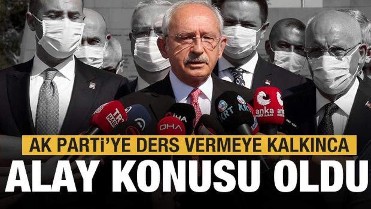 Kılıçdaroğlu AK Parti'ye yüklenmek isterken alay konusu oldu! 