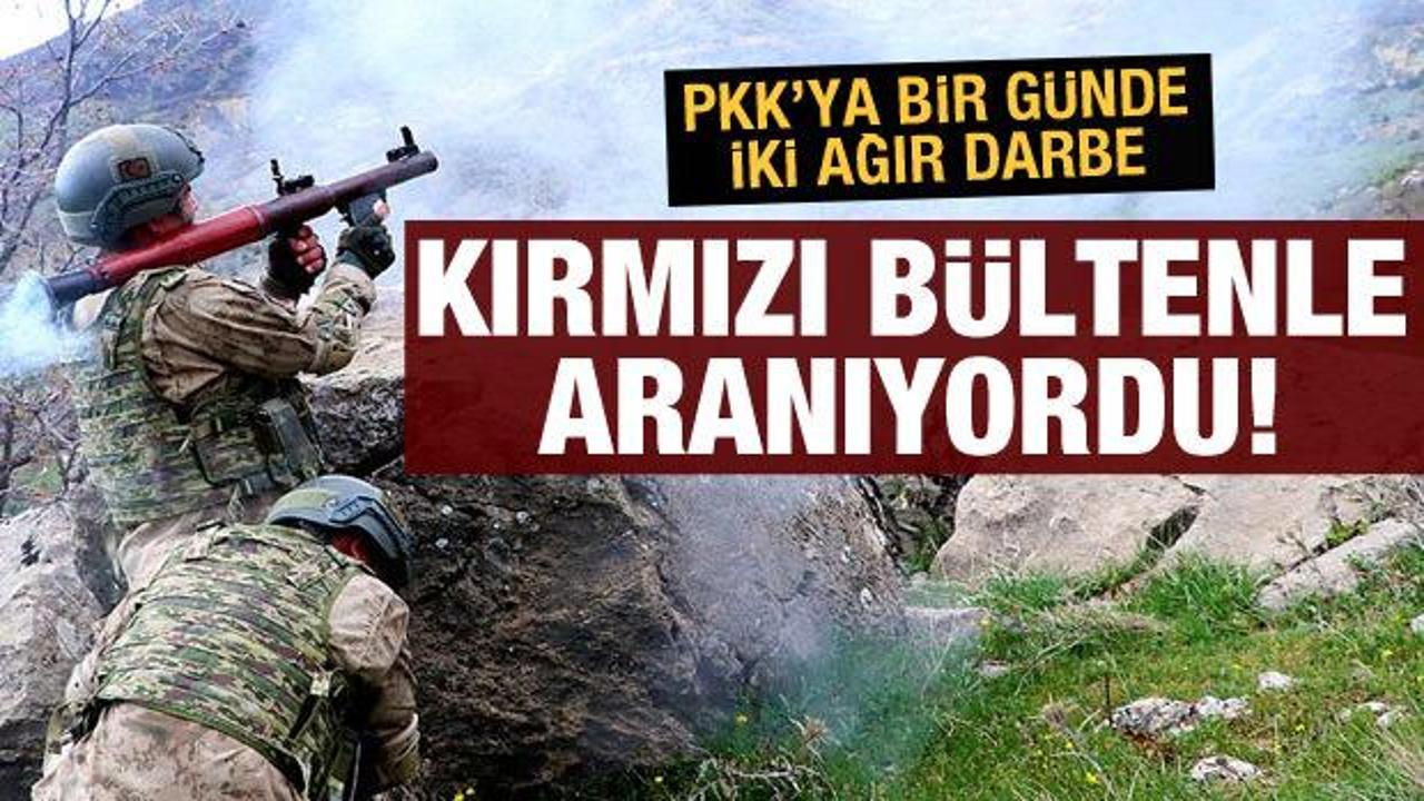 PKK'ya darbe üstüne darbe: Kırmızı bültenle aranan terörist teslim oldu!